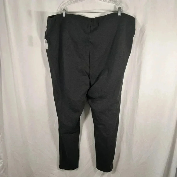 New Old Navy Pants Womens 4X Grey Pull On Leggings Skinny Stretchy Elastic Waist - Picture 6 of 8